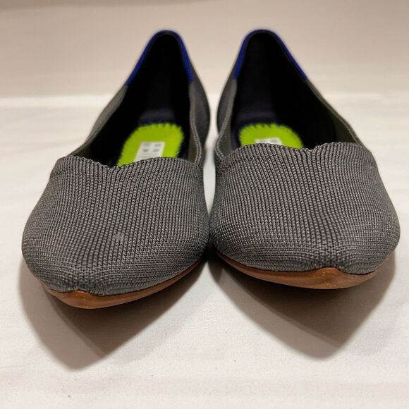 Rothy's Gray The Point Ballet Flats Size 9 1/2 - Picture 5 of 8